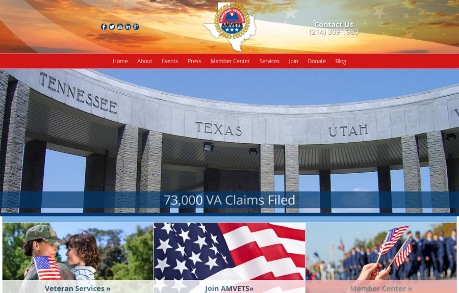 AMVETS Of Texas - Appnet New Media Studio