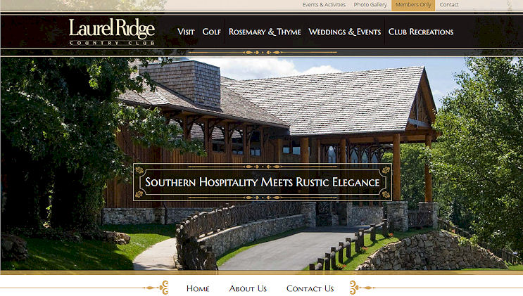 golf course web design