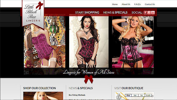 lingerie website designers