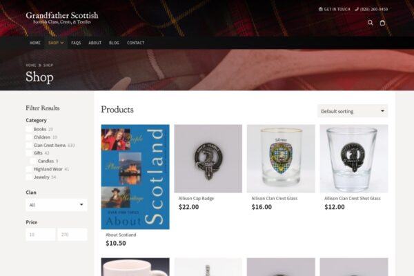 Grandfather Scottish_Shop
