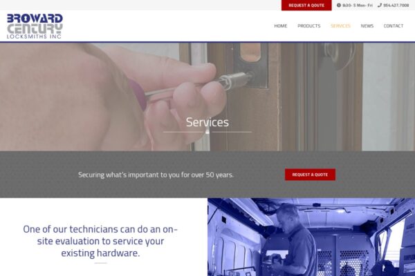 Broward Century Locksmiths Inc_Services