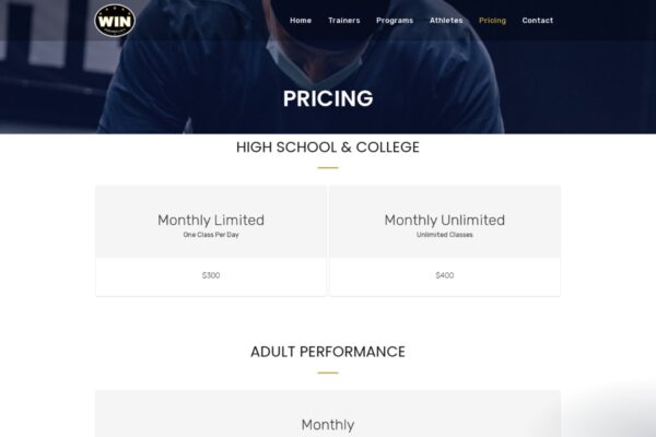 win sports performance