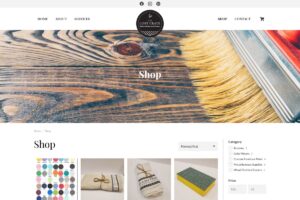 an example of Appnet's ecommerce services, showing a client's shop on their website