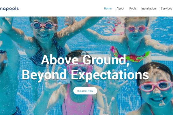 Discount Pools homepage banner