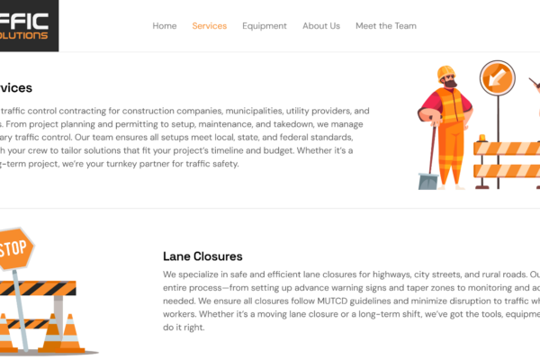 TSS Services page