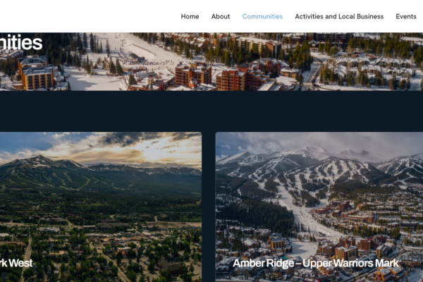 communities page