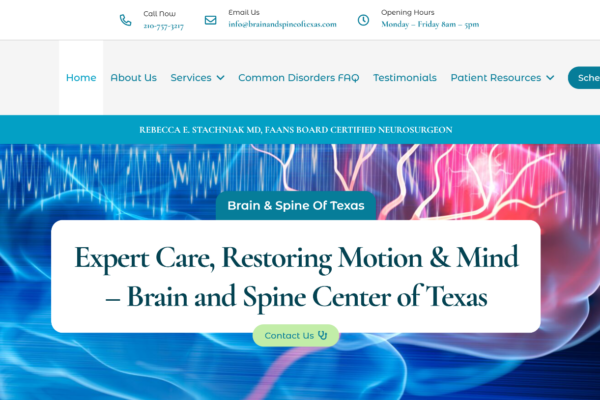 Homepage banner
